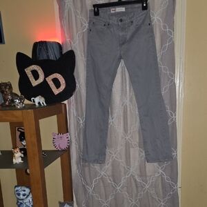 Kids Levi's 511 Slim Fit in Light Gray With Adjustable Waist